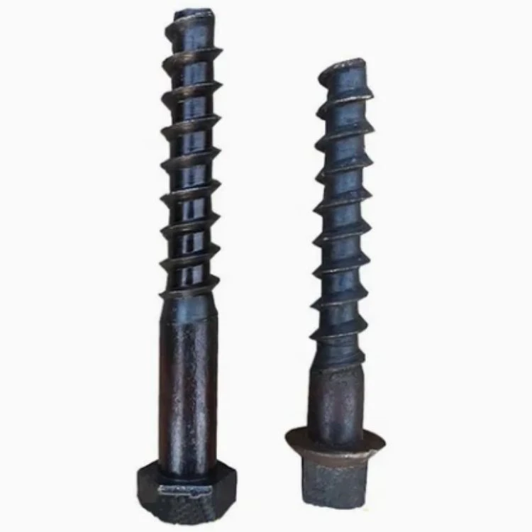 AREMA High Strength Screw Spike With Waxed Finish factory